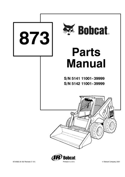 bobcat 873 parts diagram